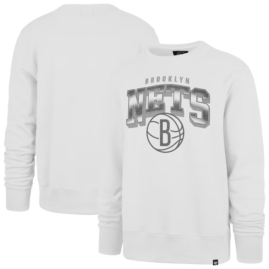 Men Brooklyn Nets white 2024 NBA hoodie